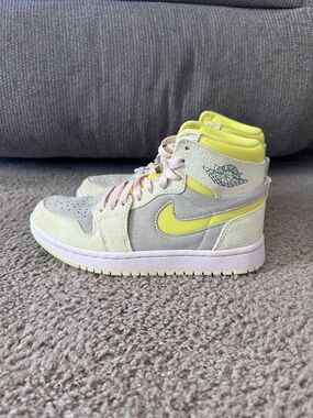 Nike Air Jordan 1 Zoom CMFT 2 In Citron Twist Color Size 6